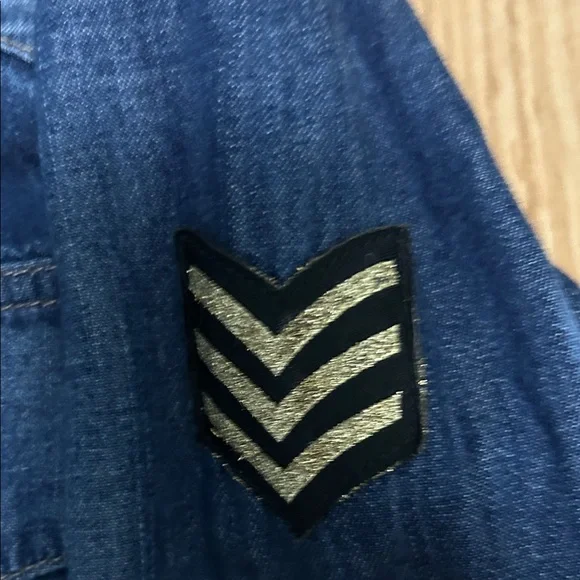Guess Dark Indigo Denim Shirt - Picture 4 of 5